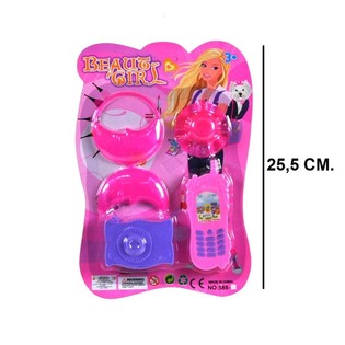 Snyrtisett Beauty Girl &aacute; Spjaldi (6 stk.)